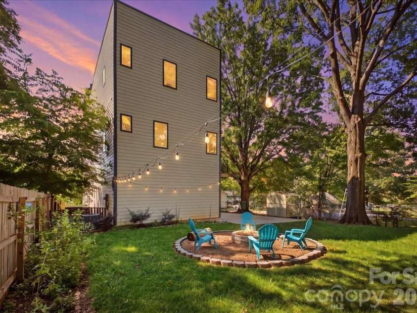1315 Davidson Street, Charlotte, NC 28206.  MLS# CAR4400478, YatesRealty ID 36180. Virtually staged lighting