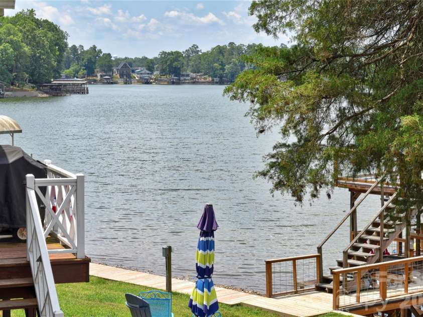 260 Pirates Cove, Badin Lake, NC 28127.  MLS# CAR4401585, YatesRealty ID 36189. View from the deck.