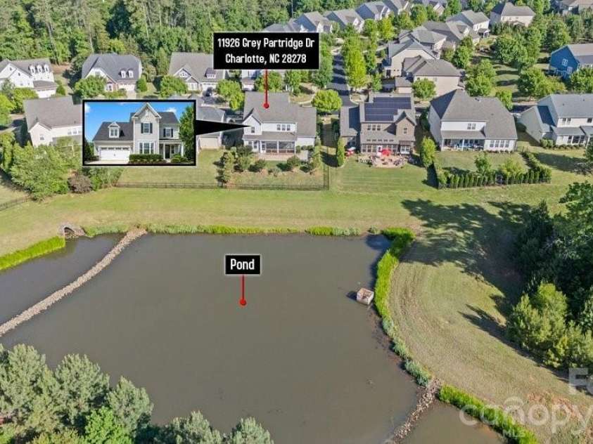11926 Grey Partridge Drive, Charlotte, NC 28278.  MLS# CAR4381205, YatesRealty ID 36204. 