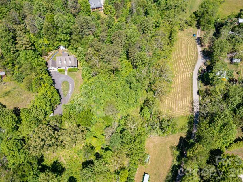 215 Butternut Lane, Leicester, NC 28748.  MLS# CAR4382382, YatesRealty ID 36205. Aerial Image