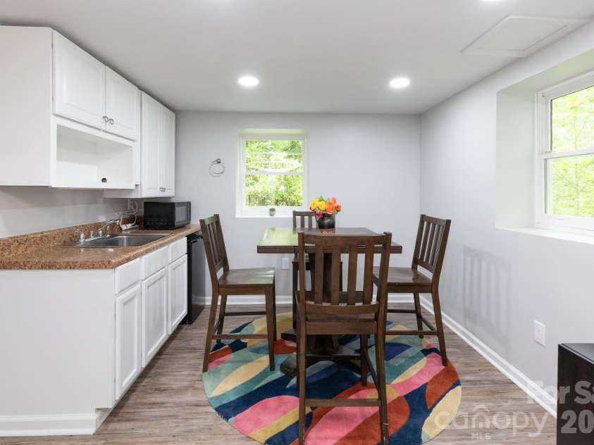 215 Butternut Lane, Leicester, NC 28748.  MLS# CAR4382382, YatesRealty ID 36205. Basement Kitchenette