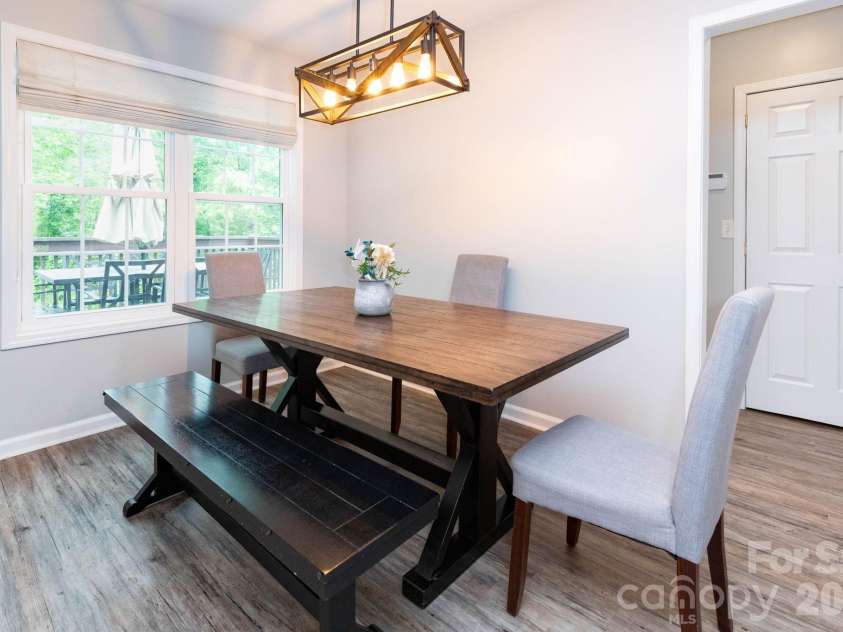 215 Butternut Lane, Leicester, NC 28748.  MLS# CAR4382382, YatesRealty ID 36205. Dining Area