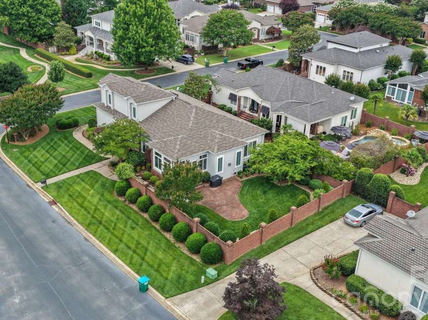 17712 Preston Lake Drive, Cornelius, NC 28031.  MLS# CAR4390824, YatesRealty ID 36211. Drone View - House
