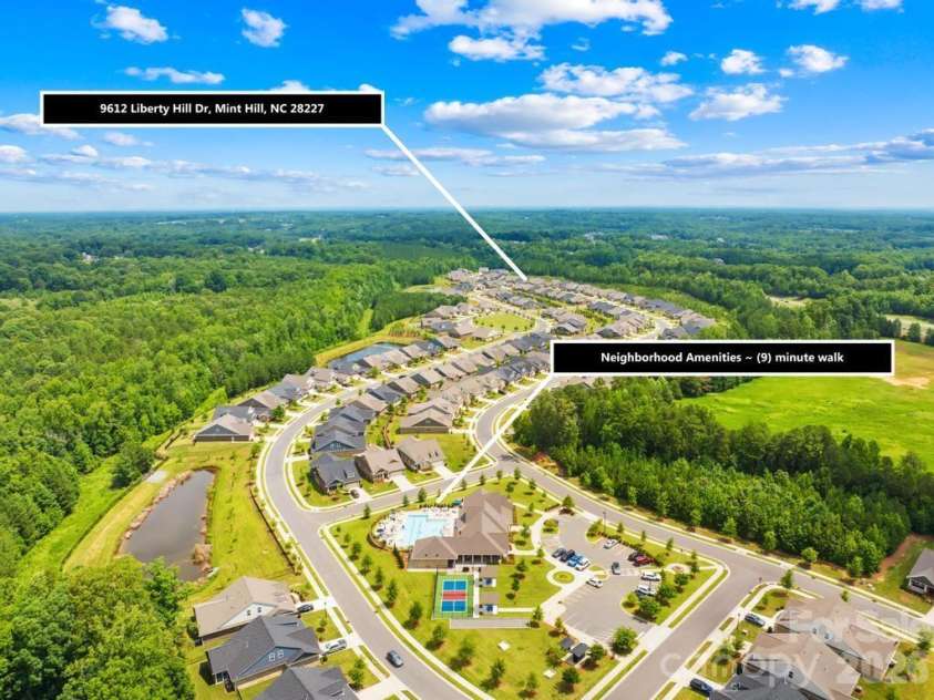 9612 Liberty Hill Drive, Mint Hill, NC 28227.  MLS# CAR4398722, YatesRealty ID 36215. 