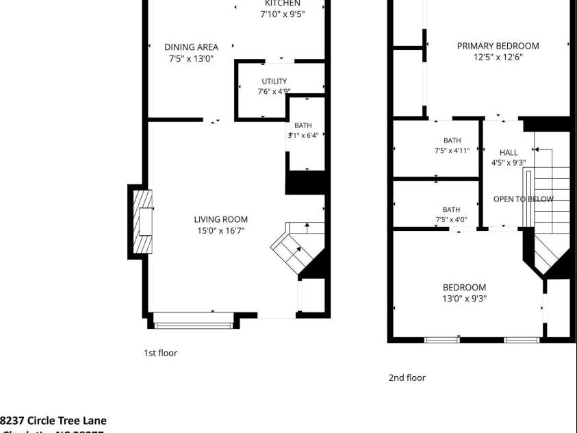 8237 Circle Tree Lane, Charlotte, NC 28277.  MLS# CAR4399035, YatesRealty ID 36219. 