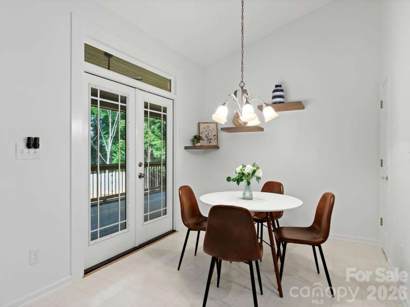 412 Silo Drive, Asheville, NC 28806.  MLS# CAR4399227, YatesRealty ID 36220. Dining area and pantry.