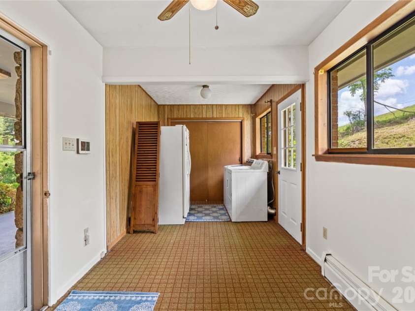 737 Tillery Branch Road, Marshall, NC 28753.  MLS# CAR4401632, YatesRealty ID 36227. Laundry