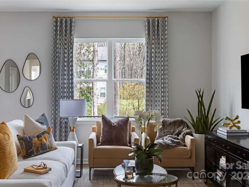 4114 Lattistep Lane, Charlotte, NC 28269.  MLS# CAR4220690, YatesRealty ID 3623. The Conrad Model | Context at Oakhurst *actual finishes, color scheme, orientation vary on this home. Furniture not included