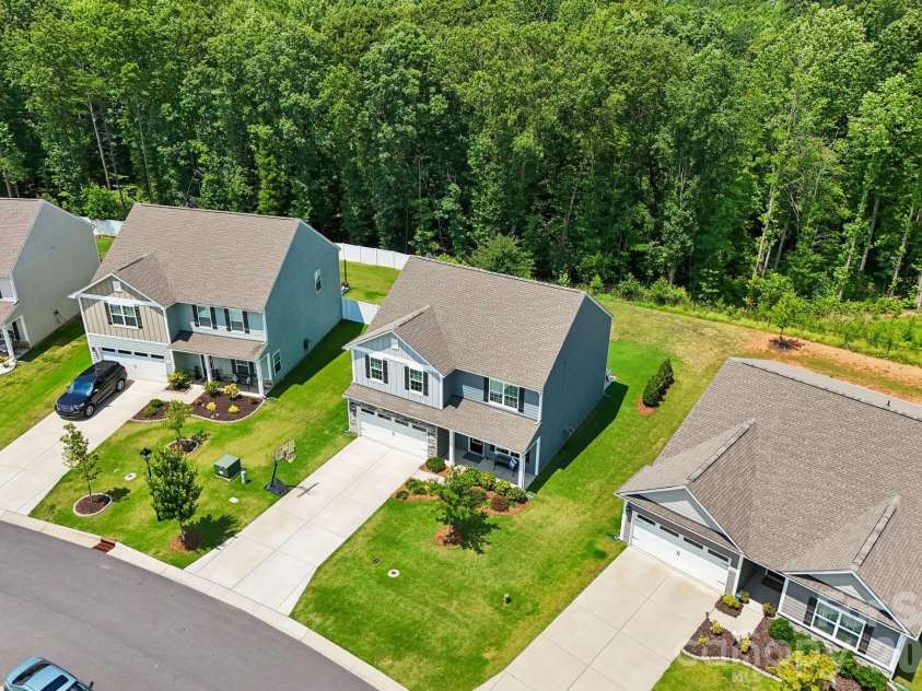 148 Tanner Loop, Troutman, NC 28166.  MLS# CAR4401637, YatesRealty ID 36232. Aerial view