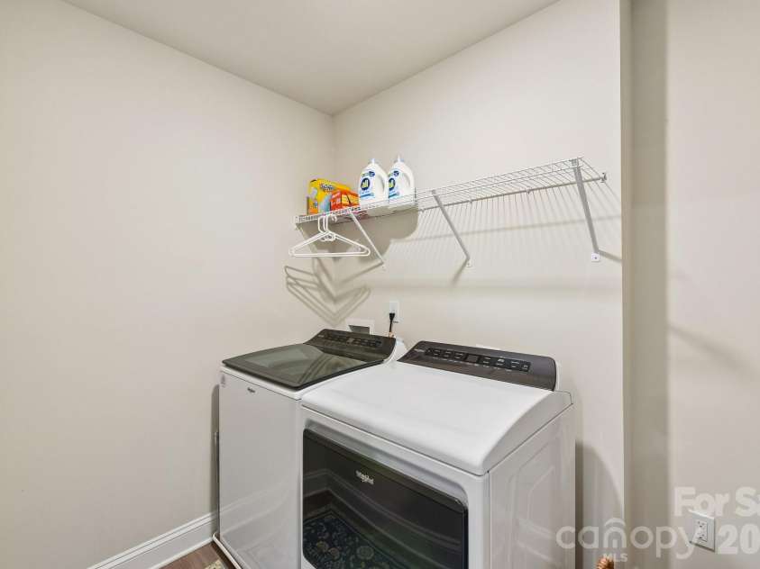 148 Tanner Loop, Troutman, NC 28166.  MLS# CAR4401637, YatesRealty ID 36232. Laundry room on second floor