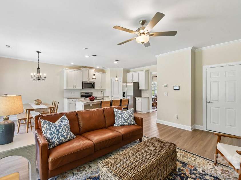 148 Tanner Loop, Troutman, NC 28166.  MLS# CAR4401637, YatesRealty ID 36232. Living room