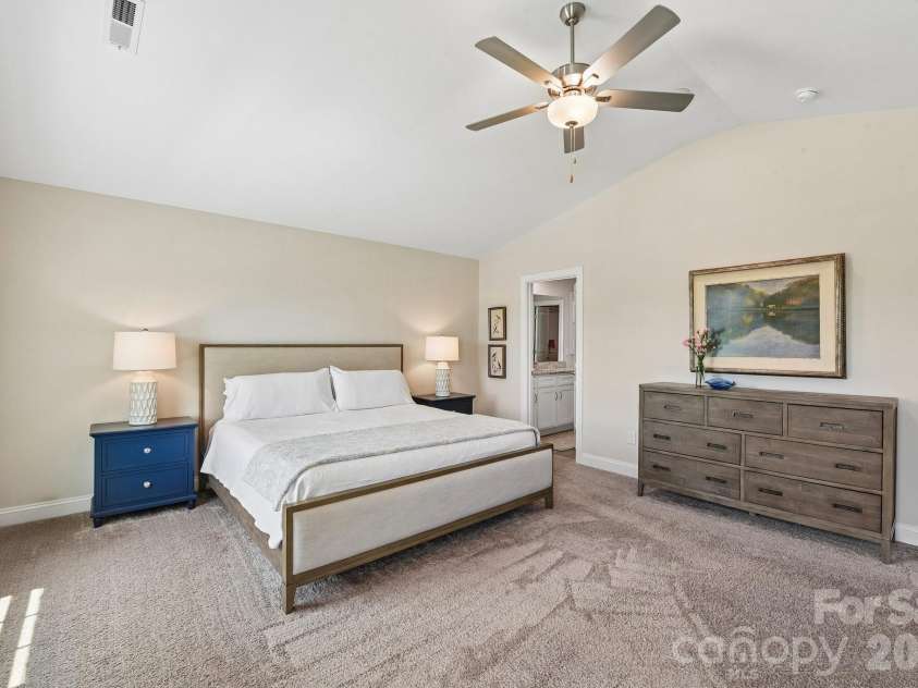 148 Tanner Loop, Troutman, NC 28166.  MLS# CAR4401637, YatesRealty ID 36232. Primary bedroom