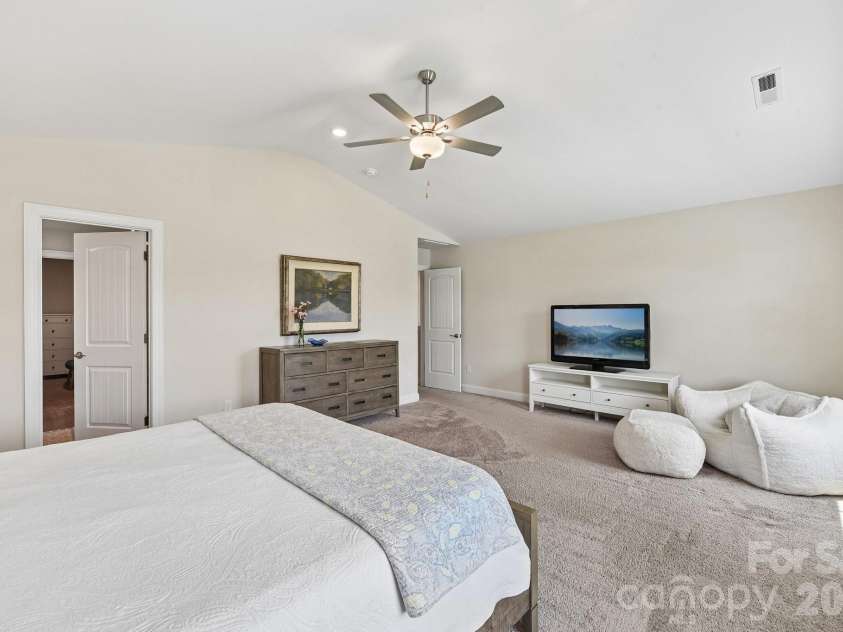 148 Tanner Loop, Troutman, NC 28166.  MLS# CAR4401637, YatesRealty ID 36232. Primary bedroom