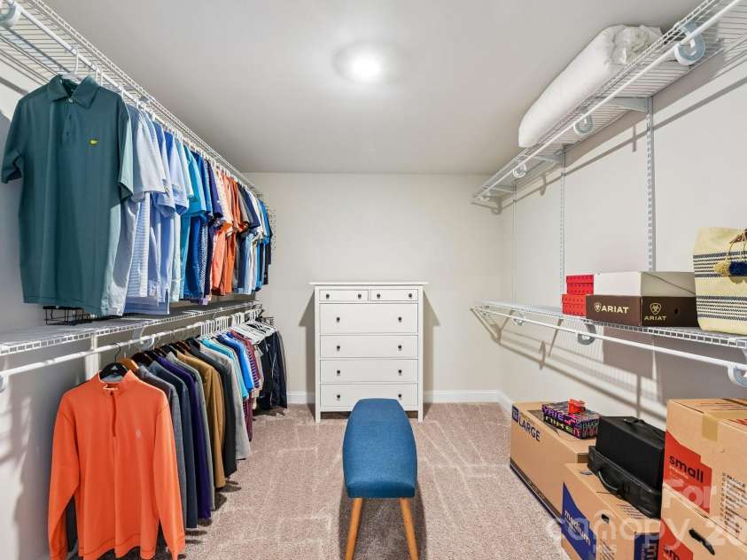 148 Tanner Loop, Troutman, NC 28166.  MLS# CAR4401637, YatesRealty ID 36232. Primary walk-in closet