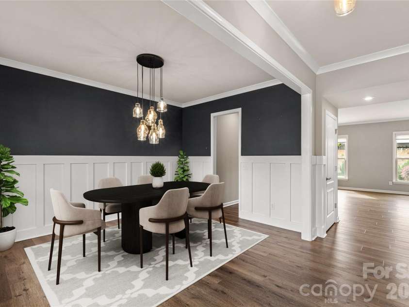 3442 Duchess Avenue, Indian Land, SC 29707.  MLS# CAR4376406, YatesRealty ID 36242. Virtually Staged Dinning Room