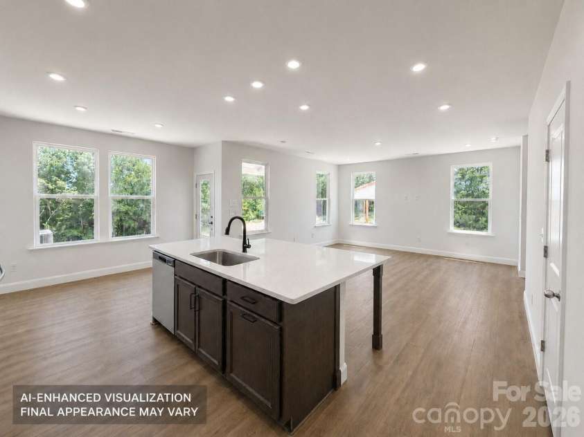 105 Plover Lane, Mooresville, NC 28115.  MLS# CAR4387709, YatesRealty ID 36243. Based on actual installed selections and current construction progress. Original photo shown adjacent. Final appearance may vary.