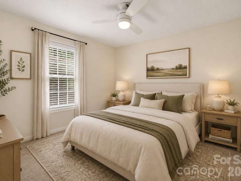 2248 Lawton Bluff Road, Charlotte, NC 28226.  MLS# CAR4418434, YatesRealty ID 36254. Bedroom 3 *Virtually staged*