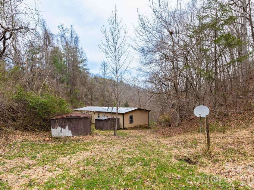 294 Ball Drive, Marshall, NC 28753.  MLS# CAR4360470, YatesRealty ID 36271. View from backyard