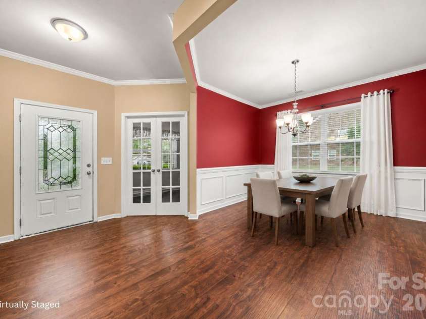 2617 Kinmere Drive, Gastonia, NC 28056.  MLS# CAR4358235, YatesRealty ID 36275. Virtually Staged - Dining Room/Entryway