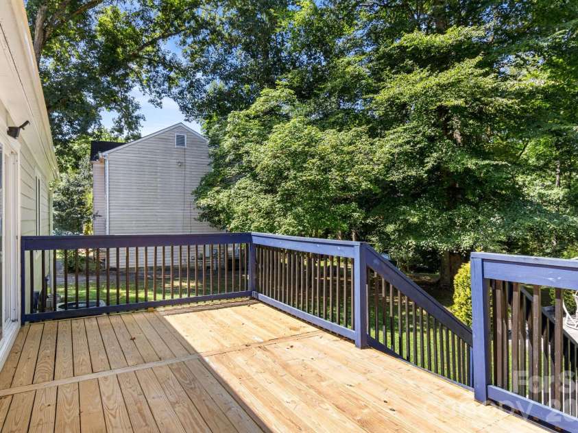 5917 Black Bear Court, Charlotte, NC 28214.  MLS# CAR4400228, YatesRealty ID 36278. Back deck