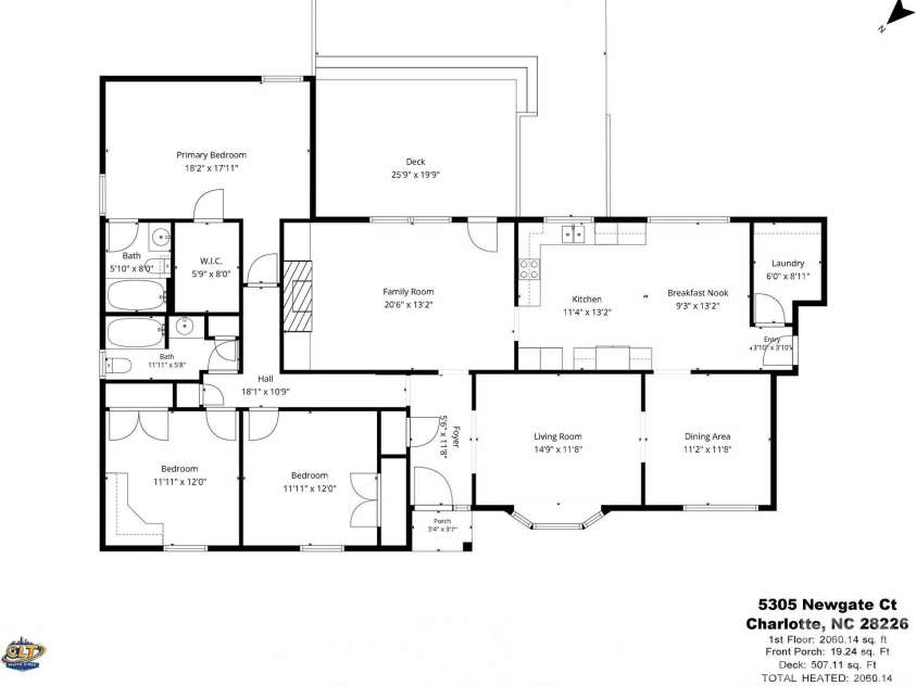 5305 Newgate Court, Charlotte, NC 28226.  MLS# CAR4402453, YatesRealty ID 36285. 