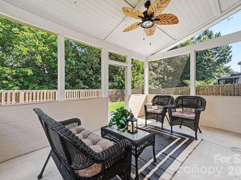 10202 Falling Leaf Drive, Concord, NC 28027.  MLS# CAR4396937, YatesRealty ID 36288. Covered Porch