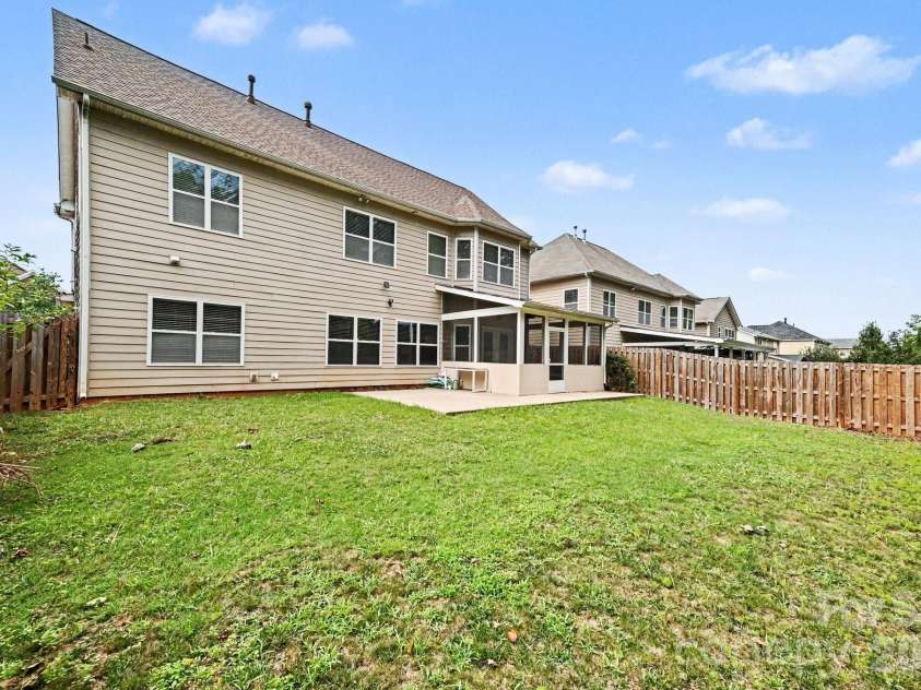 10202 Falling Leaf Drive, Concord, NC 28027.  MLS# CAR4396937, YatesRealty ID 36288. Fenced yard