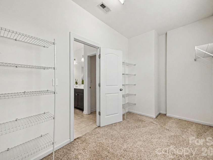 10202 Falling Leaf Drive, Concord, NC 28027.  MLS# CAR4396937, YatesRealty ID 36288. Primary Closet