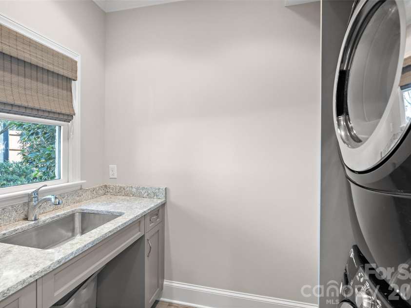 3221 Lazy Branch Road, Charlotte, NC 28270.  MLS# CAR4395496, YatesRealty ID 36290. Downstairs laundry