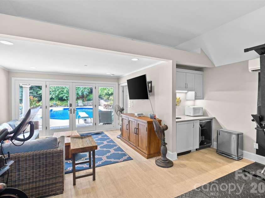 3221 Lazy Branch Road, Charlotte, NC 28270.  MLS# CAR4395496, YatesRealty ID 36290. Pool house gym