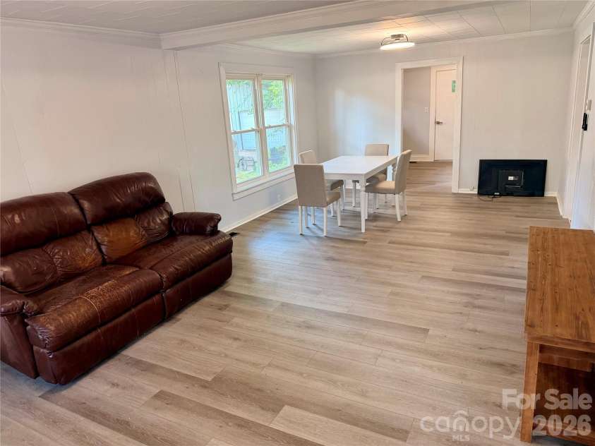 321 Cline Avenue, Valdese, NC 28690.  MLS# CAR4401993, YatesRealty ID 36296. Large LR/DR combination