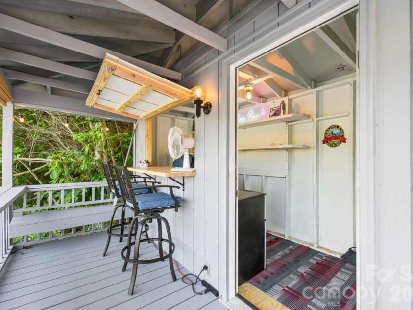 6149 Shore Drive, Nebo, NC 28761.  MLS# CAR4401444, YatesRealty ID 36297. Lakeside bar!