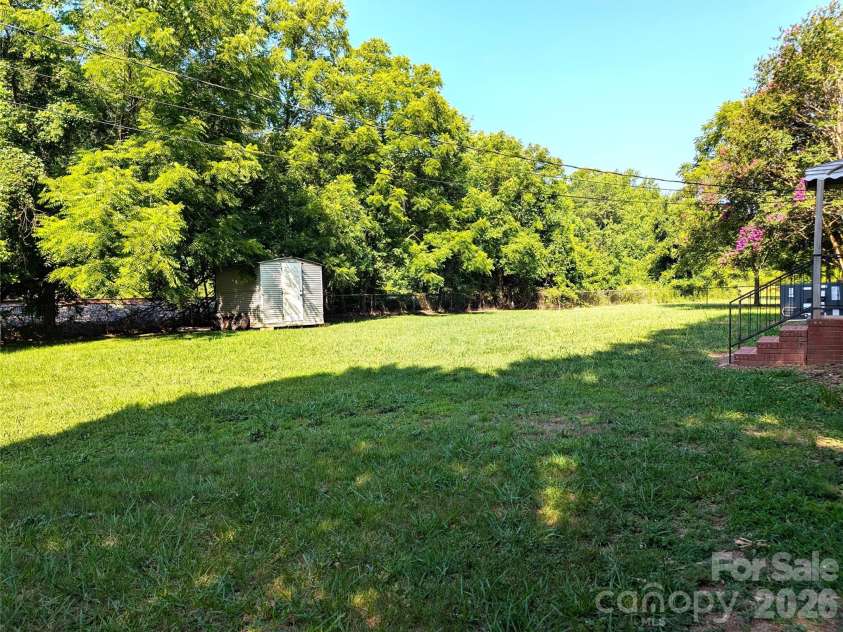 9207 Elgin Drive, Charlotte, NC 28214.  MLS# CAR4401691, YatesRealty ID 36306. Backyard