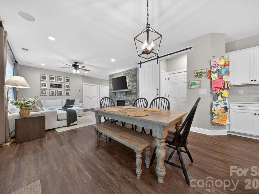 3022 Eagle Ridge Lane, Indian Trail, NC 28079.  MLS# CAR4386492, YatesRealty ID 36307. Dining Area