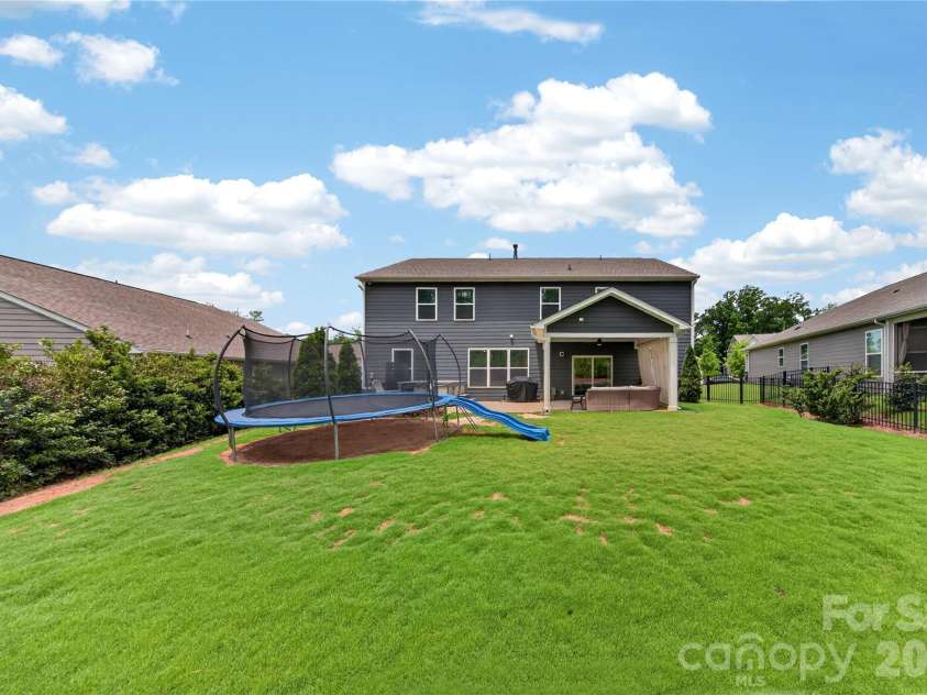3022 Eagle Ridge Lane, Indian Trail, NC 28079.  MLS# CAR4386492, YatesRealty ID 36307. Fenced Backyard