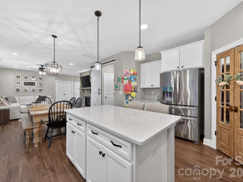3022 Eagle Ridge Lane, Indian Trail, NC 28079.  MLS# CAR4386492, YatesRealty ID 36307. Open Kitchen