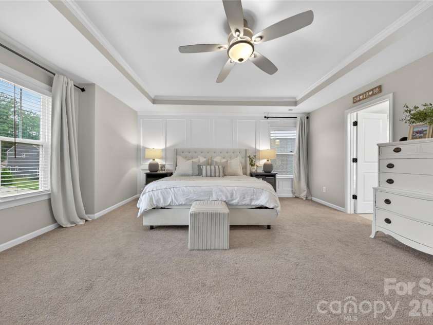 3022 Eagle Ridge Lane, Indian Trail, NC 28079.  MLS# CAR4386492, YatesRealty ID 36307. Primary Suite