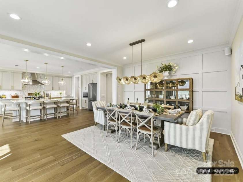 2013 Garden View Lane, Weddington, NC 28104.  MLS# CAR4234729, YatesRealty ID 3631. Dining opens to the Kitchen 