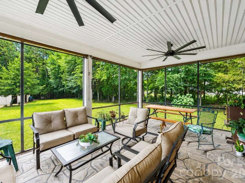 1347 Killian Road, Stanley, NC 28164.  MLS# CAR4397694, YatesRealty ID 36318. Screened in Porch