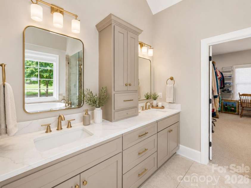 1347 Killian Road, Stanley, NC 28164.  MLS# CAR4397694, YatesRealty ID 36318. Virtually Reimagined Primary Bathroom for reference