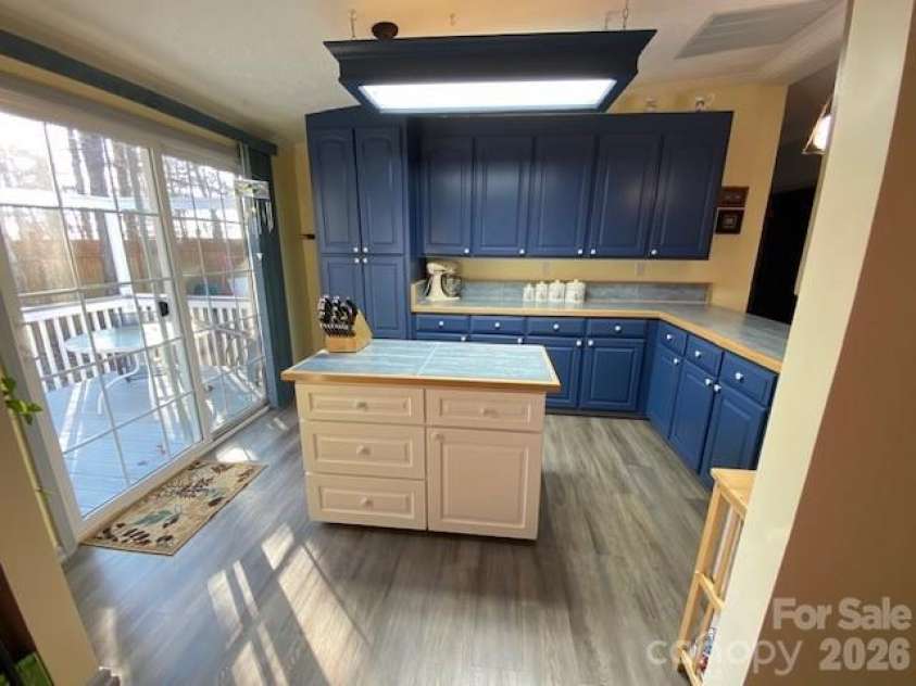 114 Ashford Drive, Olin, NC 28660.  MLS# CAR4271792, YatesRealty ID 36325. Kitchen island