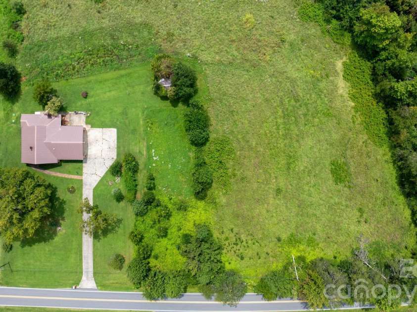 316 Drexel Road, Morganton, NC 28655.  MLS# CAR4414904, YatesRealty ID 3633. Aerial showing the acreage...mostly level!!!