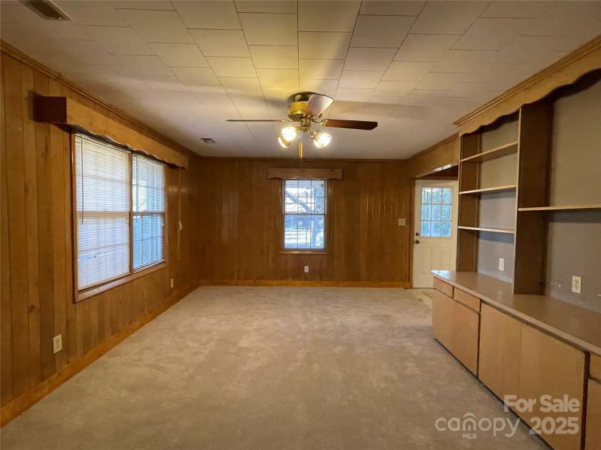 8725 Bringle Ferry Road, Salisbury, NC 28146.  MLS# CAR4218468, YatesRealty ID 3633. Living Rm from BR 3/Office doorway