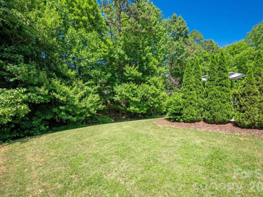 1265 Hamburg Court, Waxhaw, NC 28173.  MLS# CAR4382070, YatesRealty ID 36336. Large privacy trees on the side of your back deck!