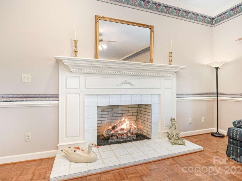 240 Partridge Run, Salisbury, NC 28147.  MLS# CAR4305095, YatesRealty ID 36340. Note the classic detail gracing the fireplace.