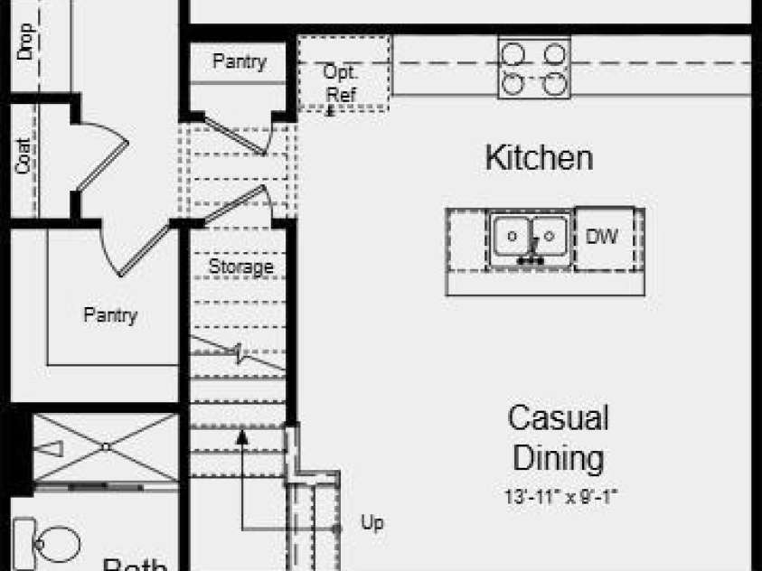 3185 Beacon Heights Road, Indian Land, SC 29707.  MLS# CAR4401934, YatesRealty ID 36341. First Floor Plan