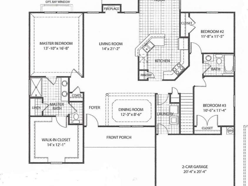 456 Allen Drive, Concord, NC 28027.  MLS# CAR4400128, YatesRealty ID 36359. Main Level