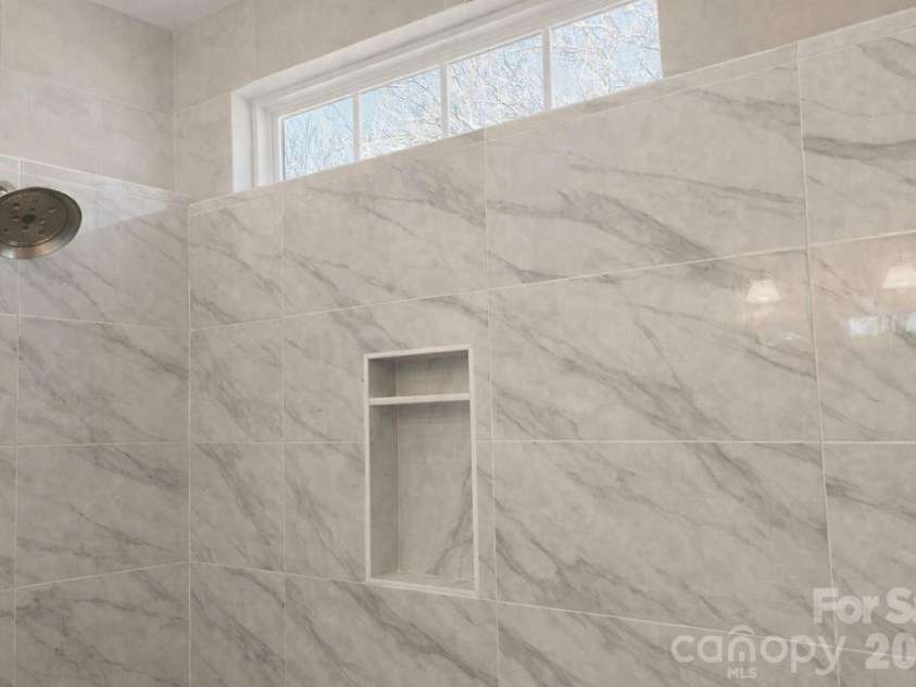 456 Allen Drive, Concord, NC 28027.  MLS# CAR4400128, YatesRealty ID 36359. Primary Tile Shower