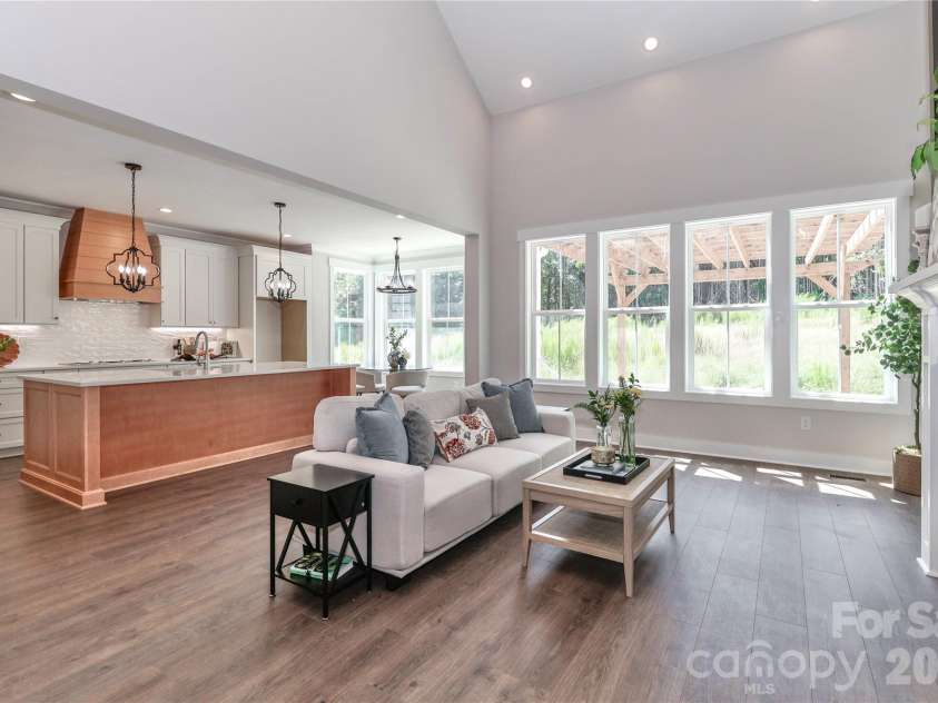 4265 Candlewood Drive, Sherrills Ford, NC 28673.  MLS# CAR4350411, YatesRealty ID 3636. Seamlessly flow from the living room to kitchen.