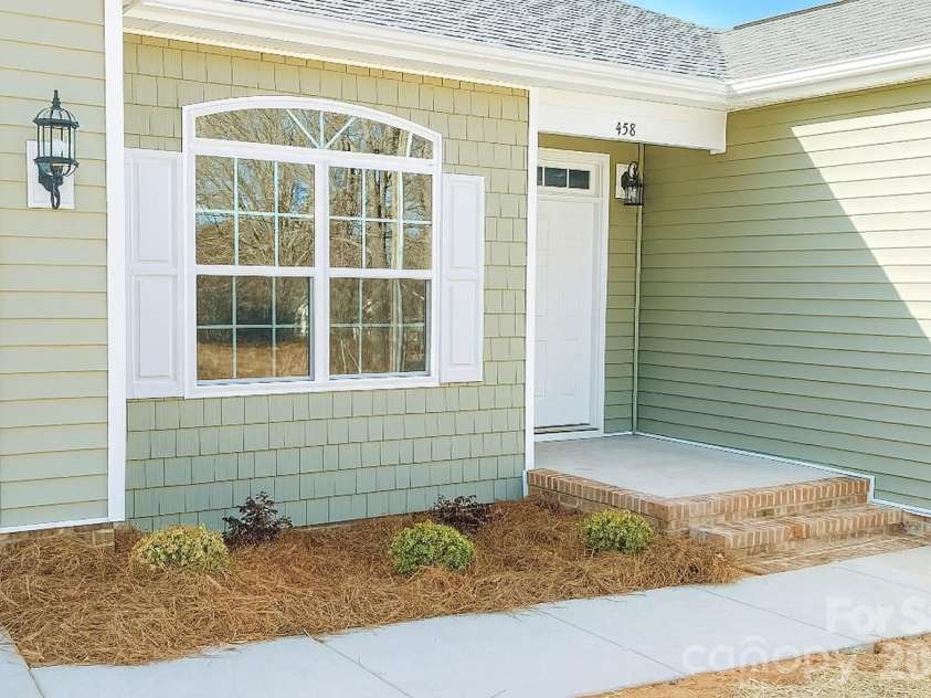 458 Allen Drive, Concord, NC 28027.  MLS# CAR4399612, YatesRealty ID 36360. Sidewalk to Front Door - Low Entry